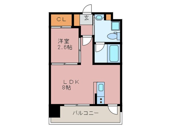 ドゥーエ赤坂の物件間取画像